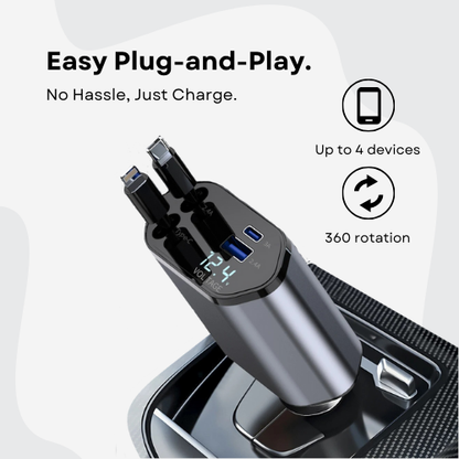 AutoAmp™ Universal Retractable Car Charger