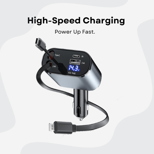 AutoAmp™ Universal Retractable Car Charger